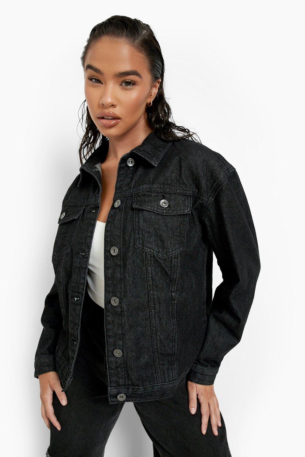 Vestes En Jean Vestes En Jean Femme Boohoo Fr