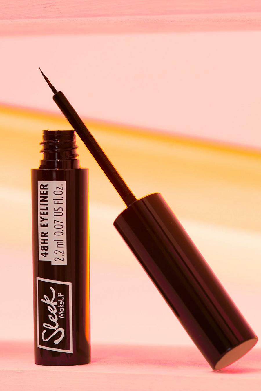 Sleek Makeup - Eyeliner liquido nero durata 48h, Black image number 1
