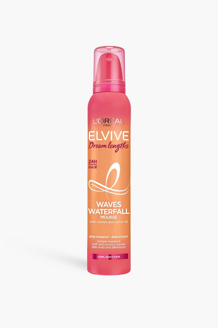 Pink L'Oréal Elvive Dream Lengths Waves Waterfall Mousse 200ml image number 1