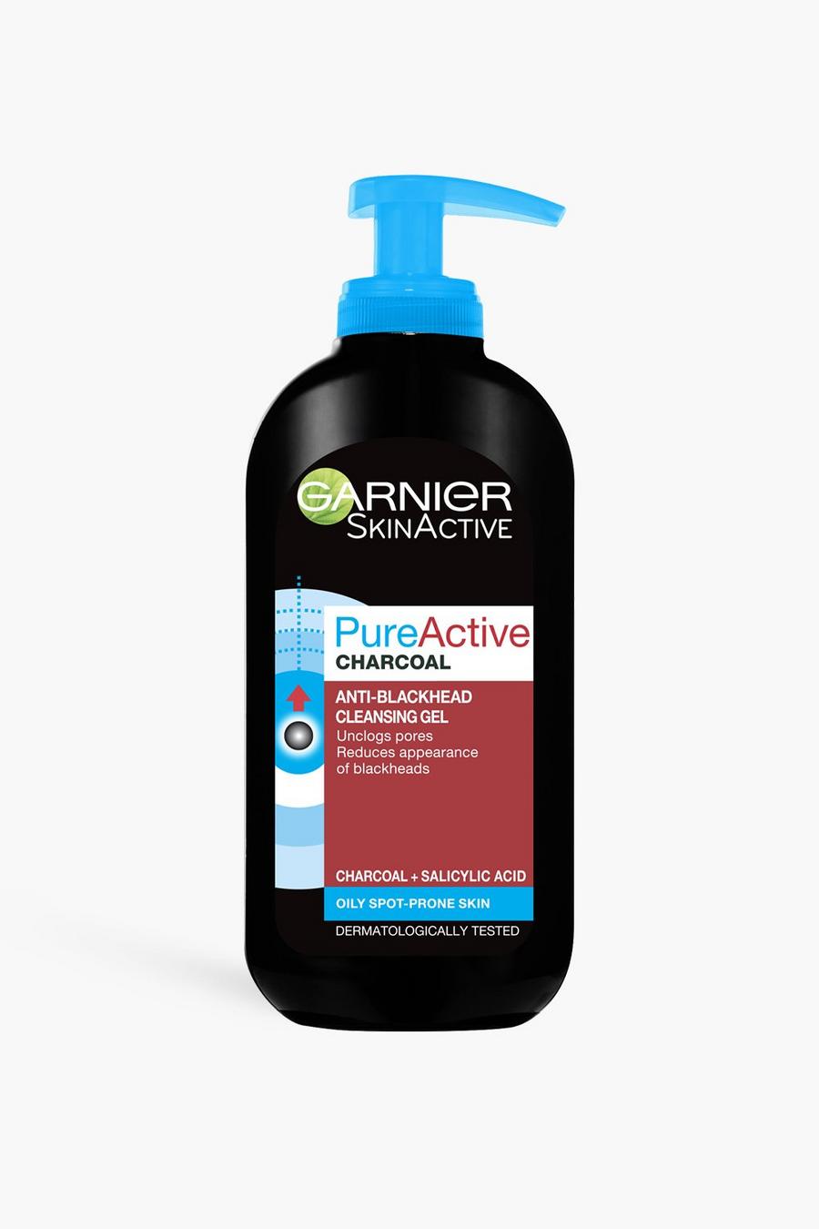 Gel limpiador facial anti puntos negros Pure Active Intensive de Garnier, Negro image number 1