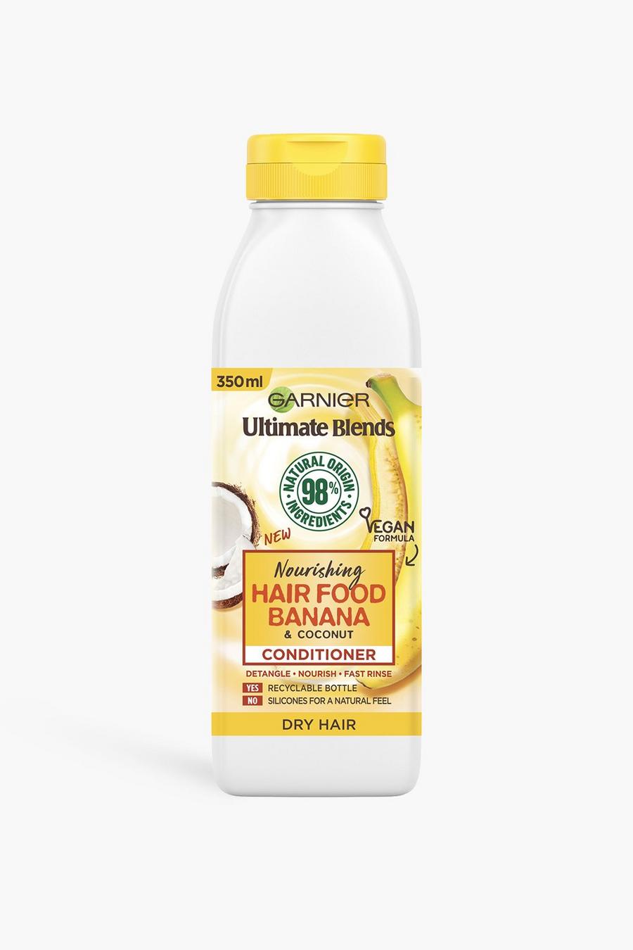Yellow Garnier Ultimate Blends Nourishing Hair Food Banana Conditioner For Dry Hair 350ml
