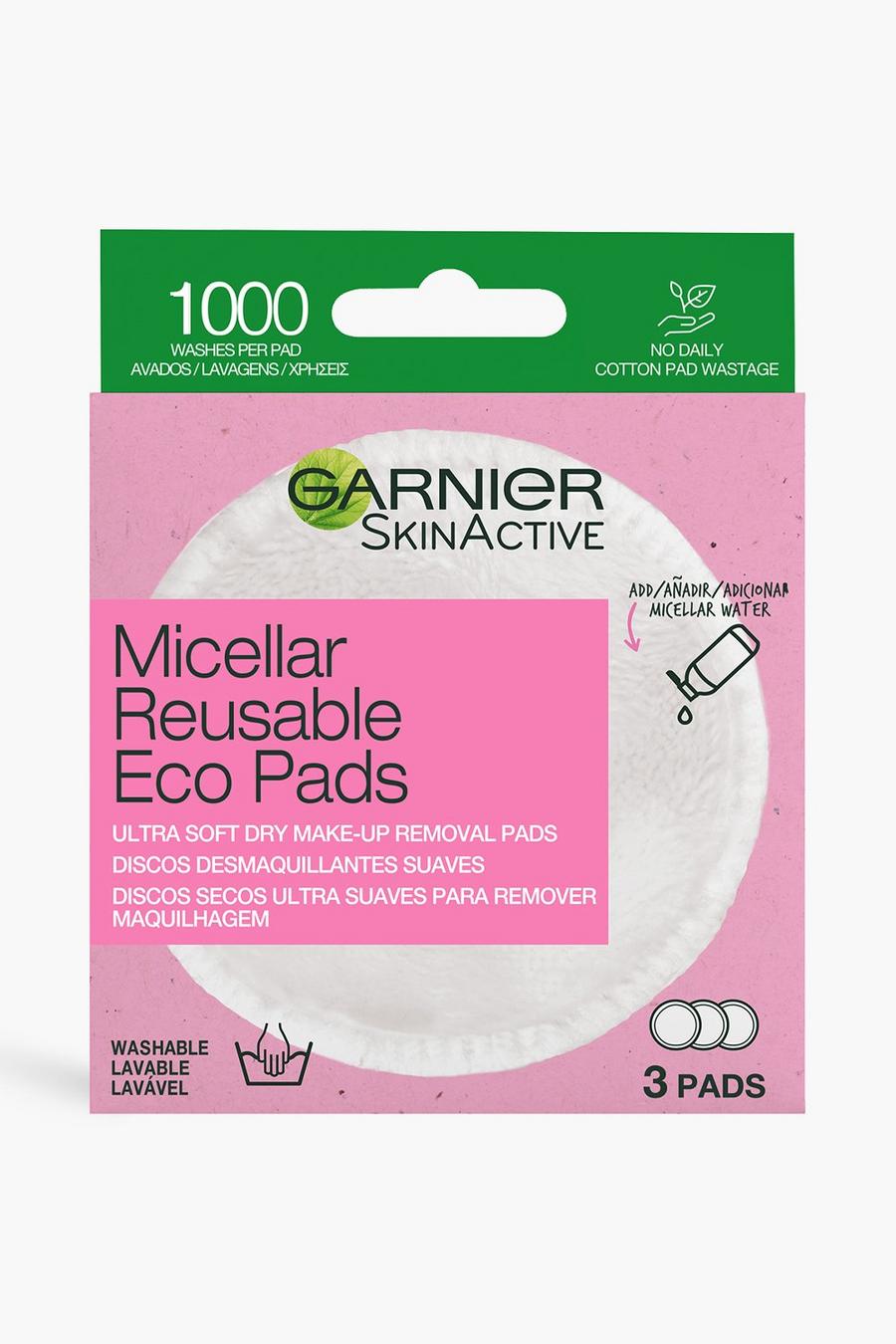 Baby pink rosa Garnier Micellar Reusable Makeup-Remover Eco Pads, Set Of 3