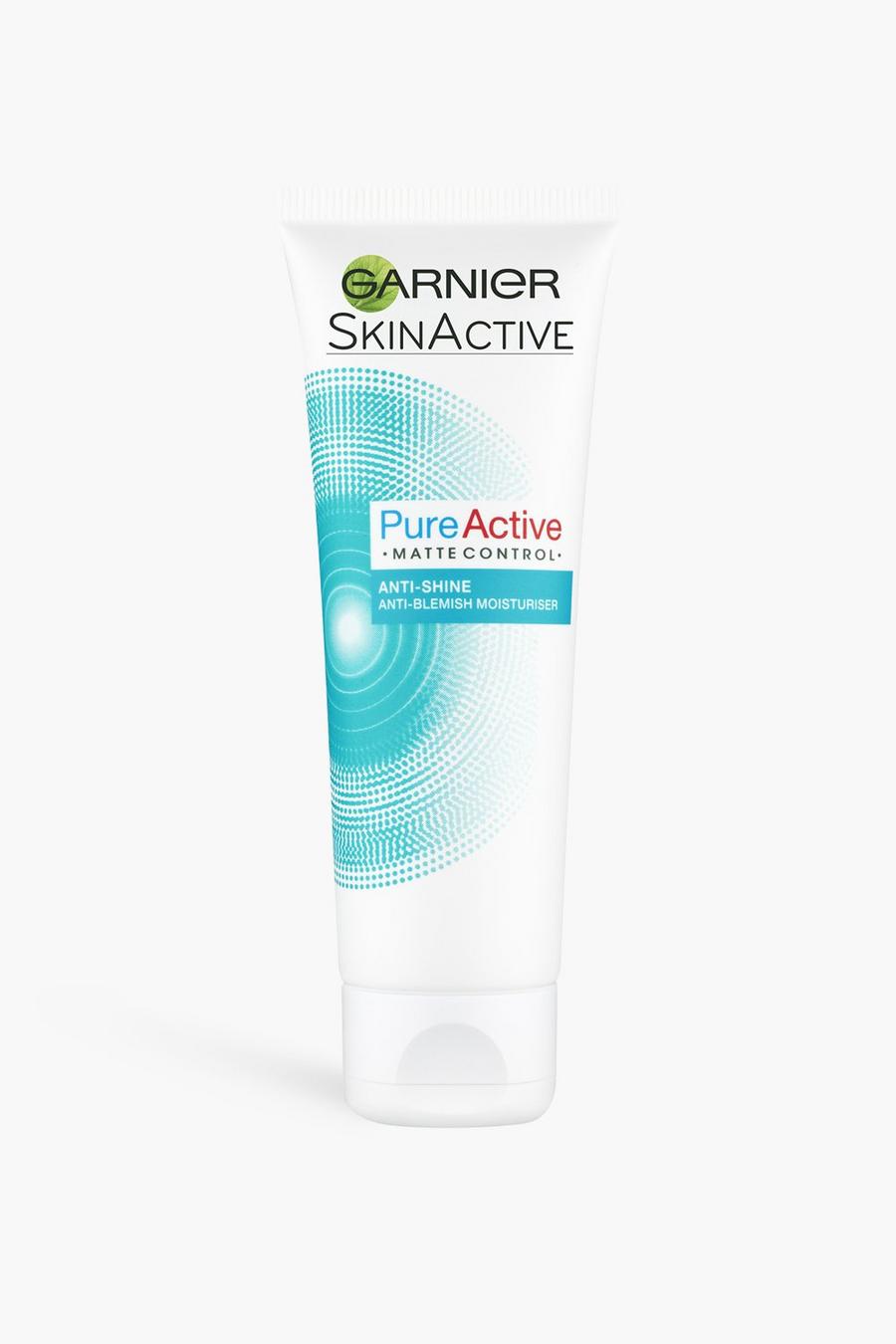 White Garnier Pure Active Matte Control Anti-Blemish Face Moisturiser 50ml image number 1