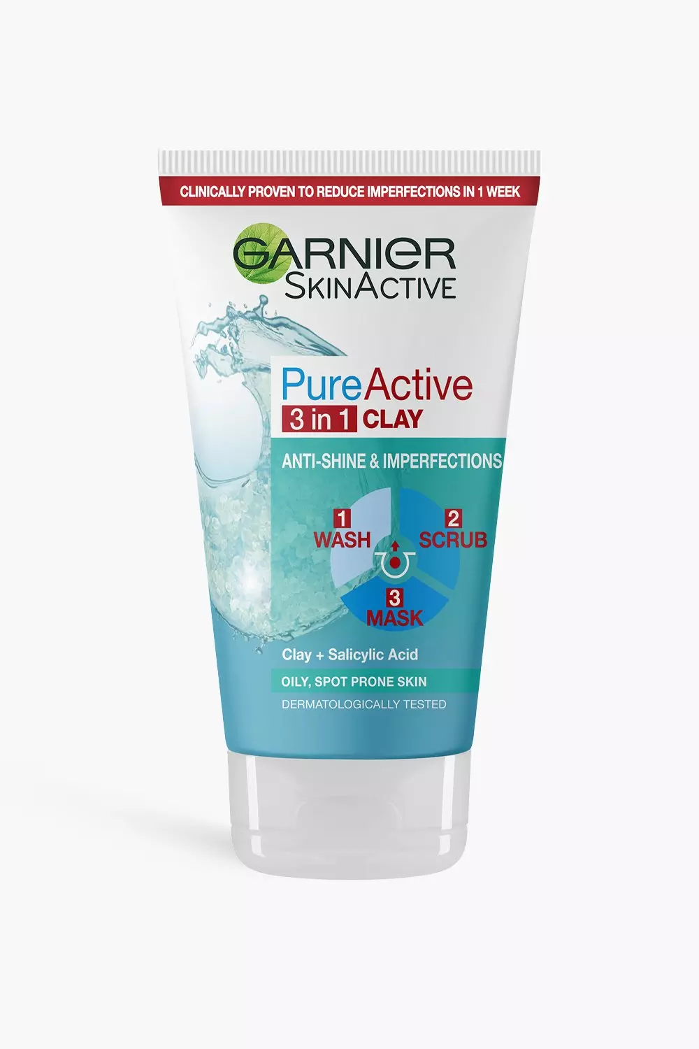 Blue Garnier Pa 3in1 Clay Wash, Scrub & Mask alternative image