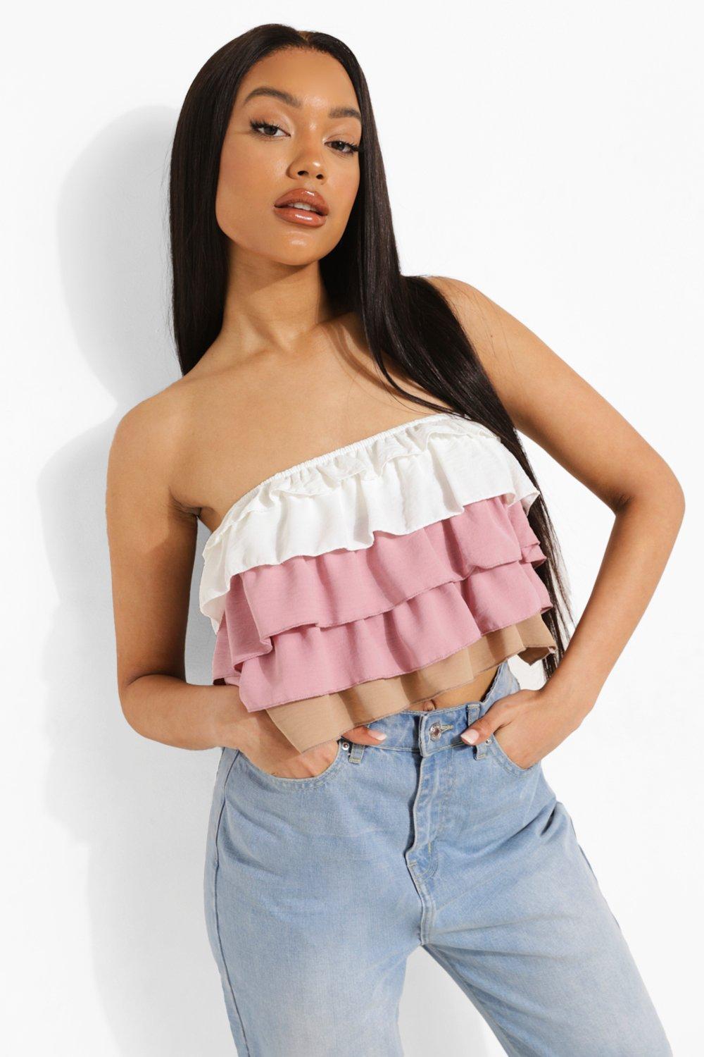 Ruffle bandeau store