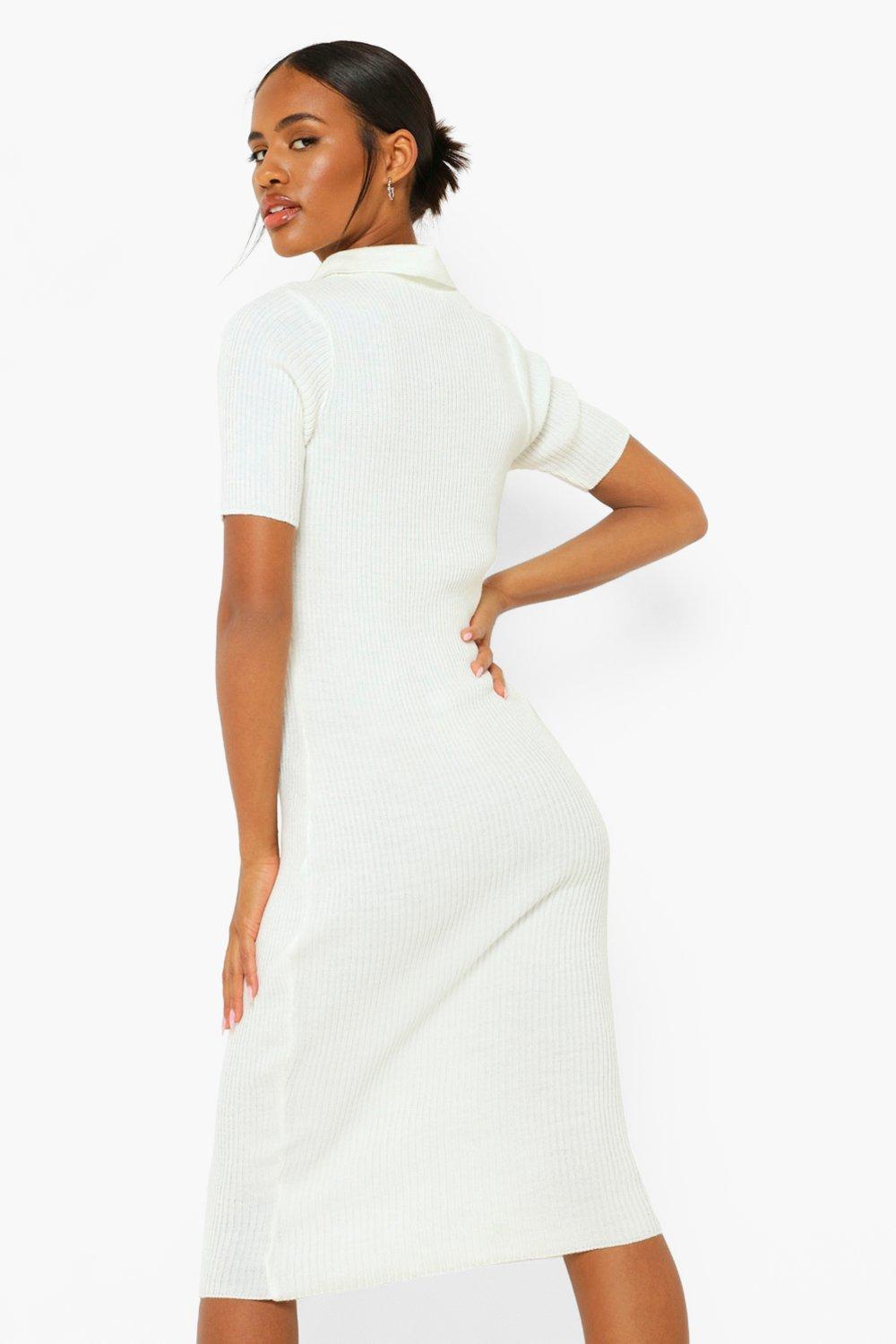 Womens white best sale polo dress