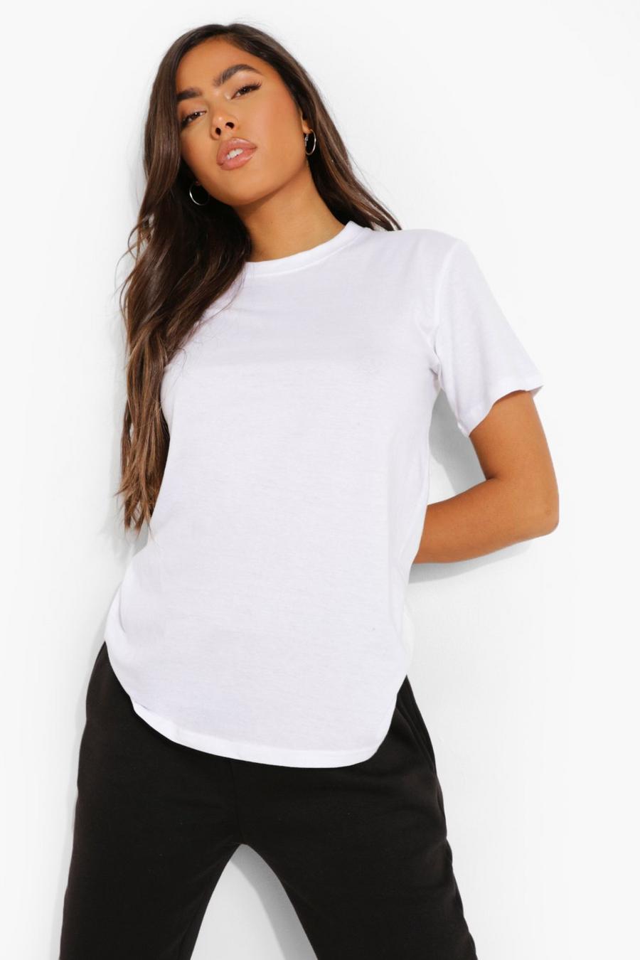 White Baby Girl Vlinder T-Shirt Met Rugopdruk image number 1