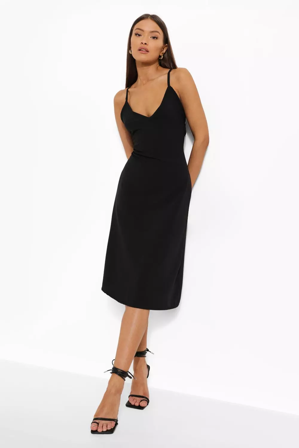 Slip Dresses, Black, Satin & Cami Slip Dresses