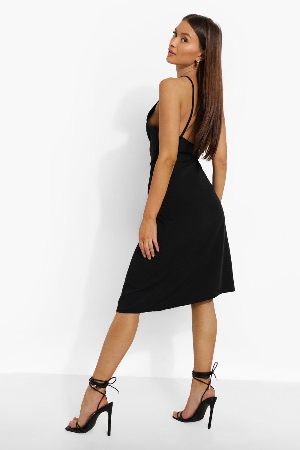 Midi cami slip dress sale