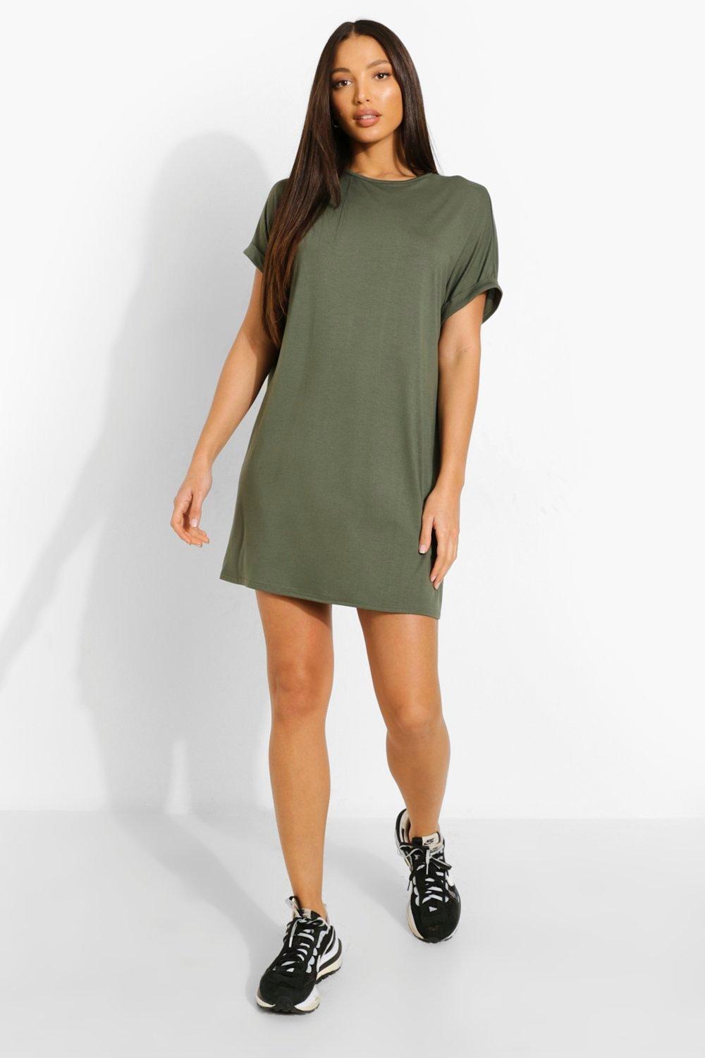 Boohoo oversized shop t shirt dress