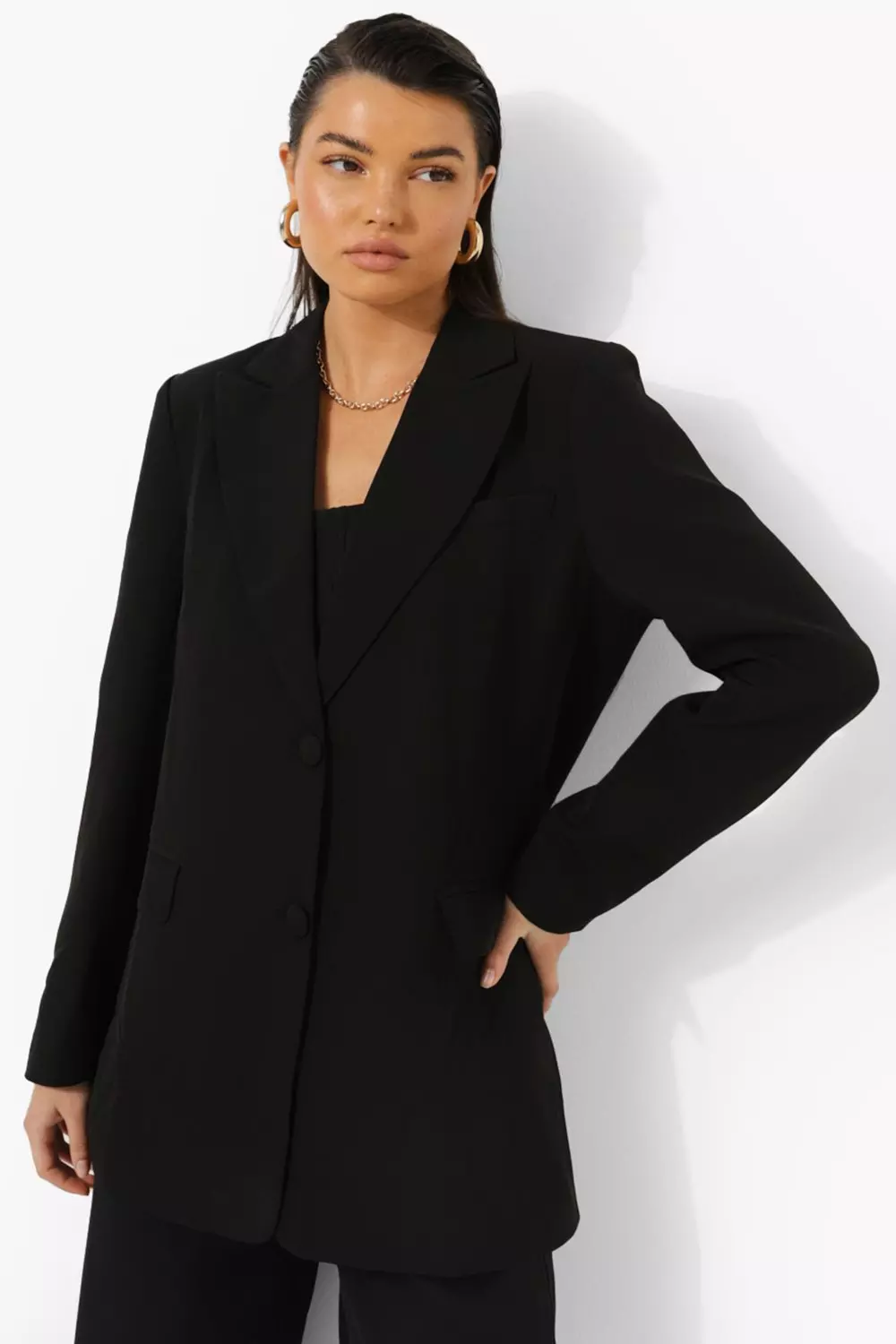 Tailored Blazer Bralette & Trouser Suit Set