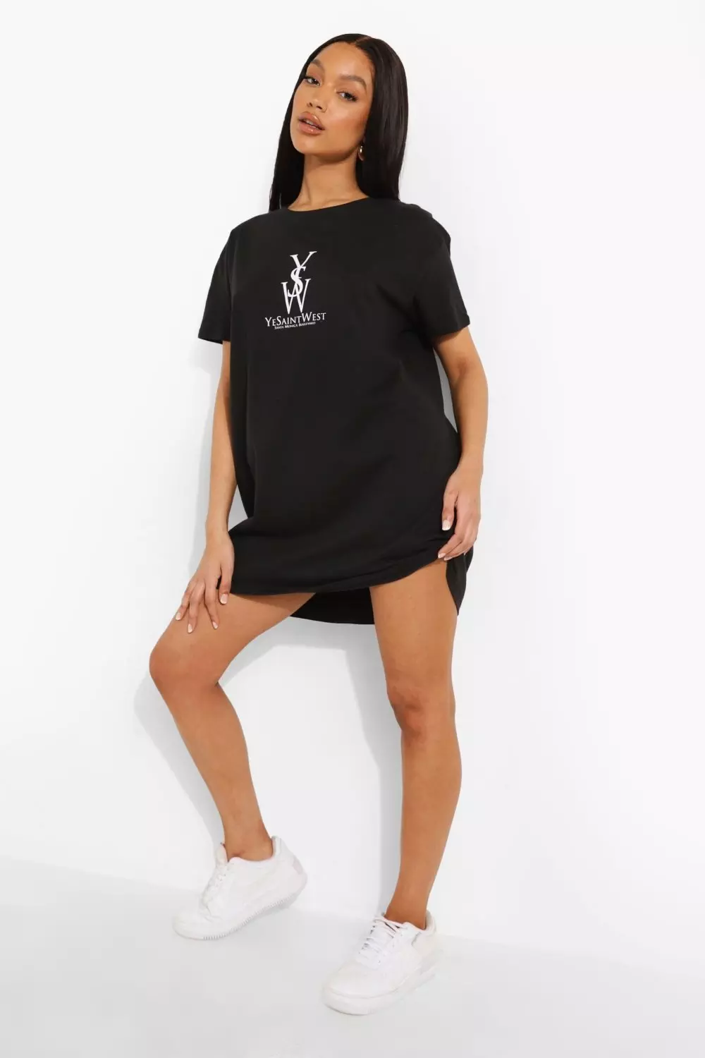 Yves saint west t sales shirt dress