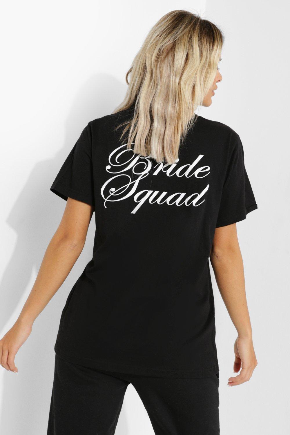 bride t shirt boohoo