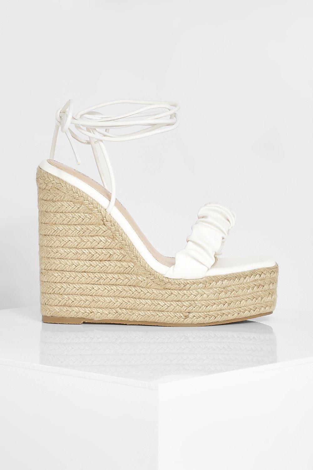 Kids white hot sale wedges