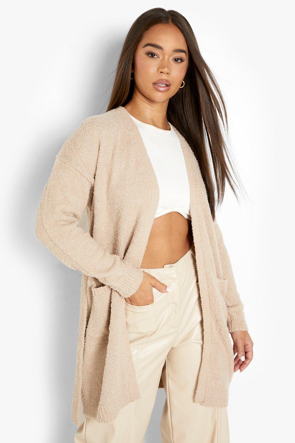 Boohoo on sale chenille cardigan