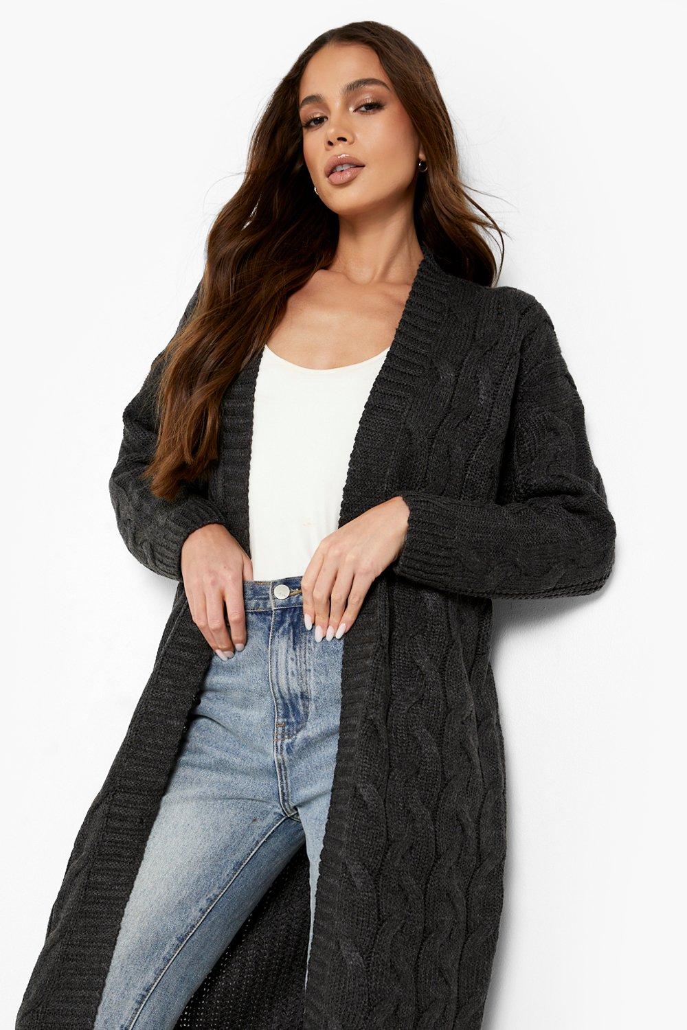 Boohoo on sale maxi cardigan