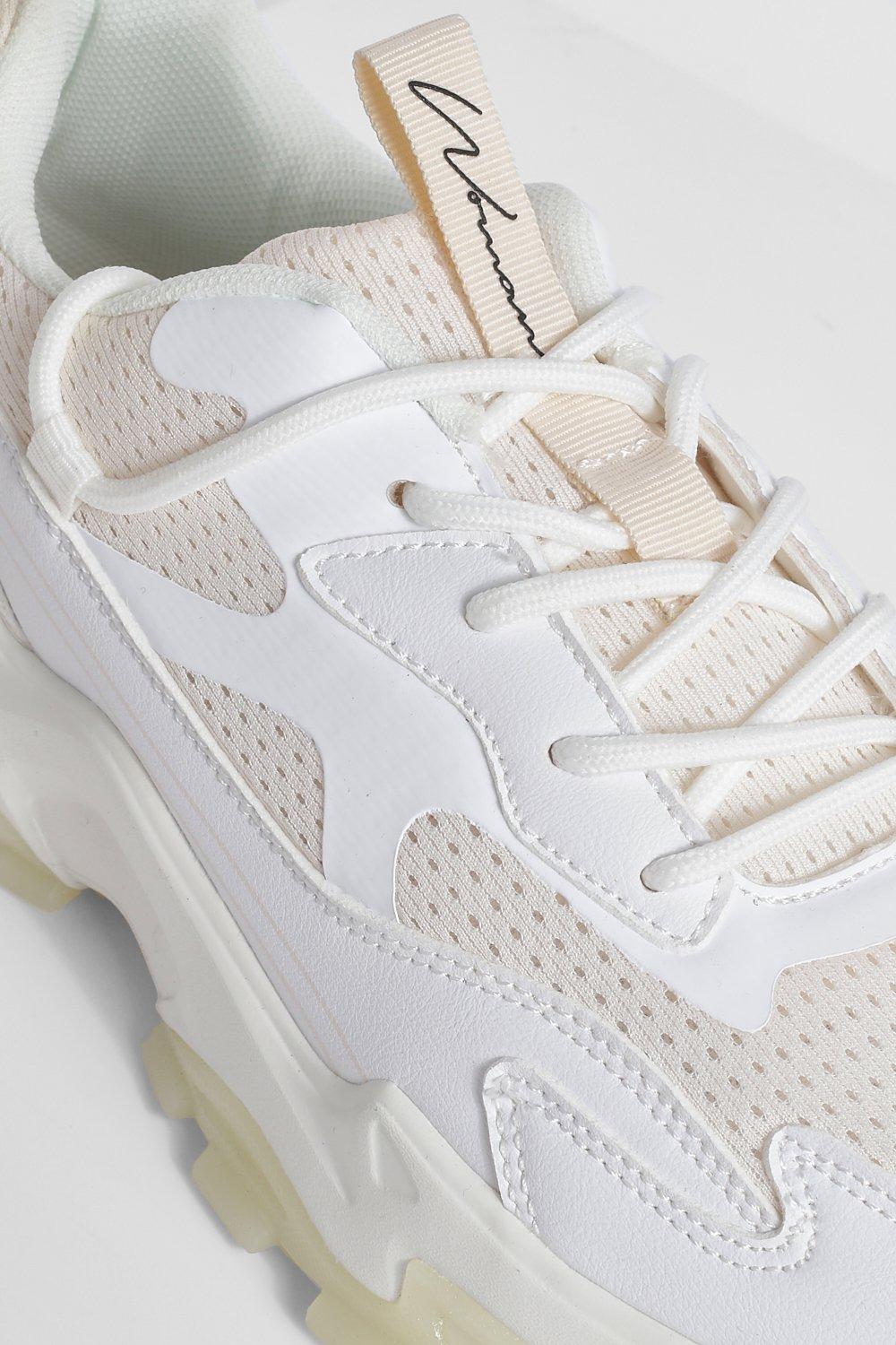 Nude on sale chunky trainers