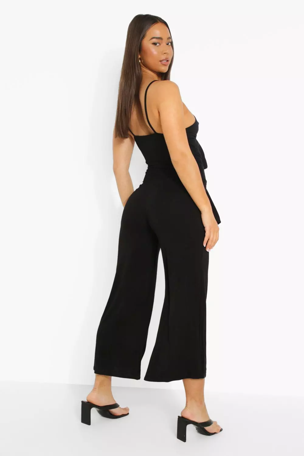 Cut out sales culotte jumpsuit