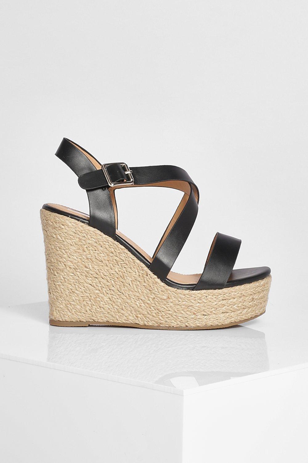 Boohoo ladies sale wedge sandals