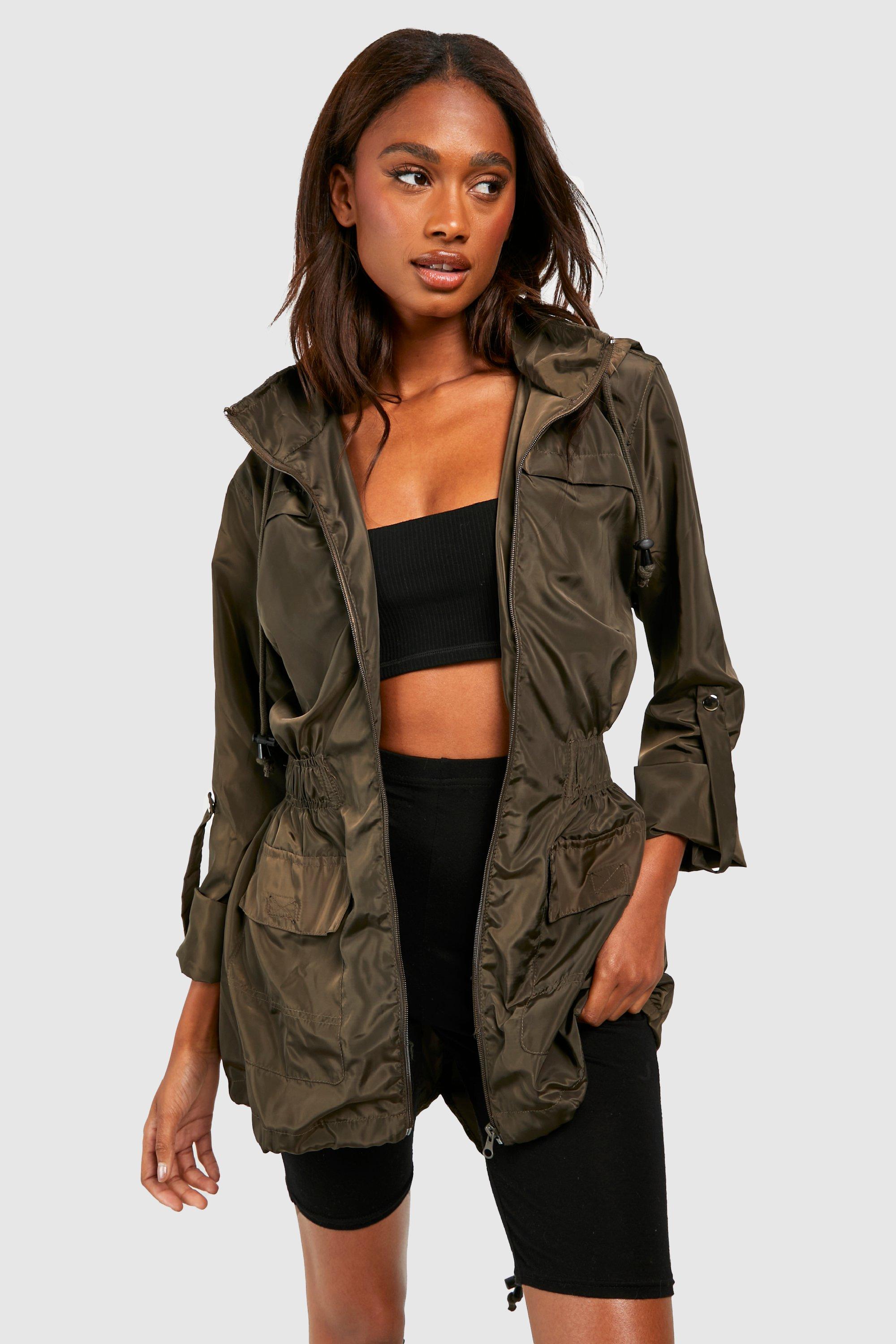 Hooded Festival Mac boohoo IE