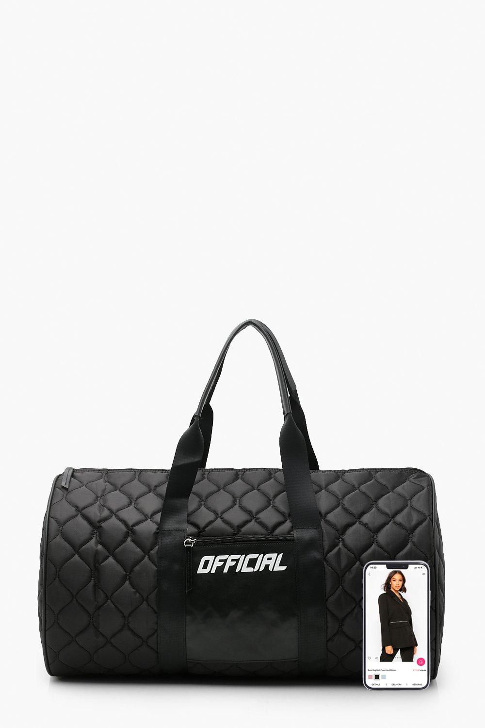 Quilted discount sports bag