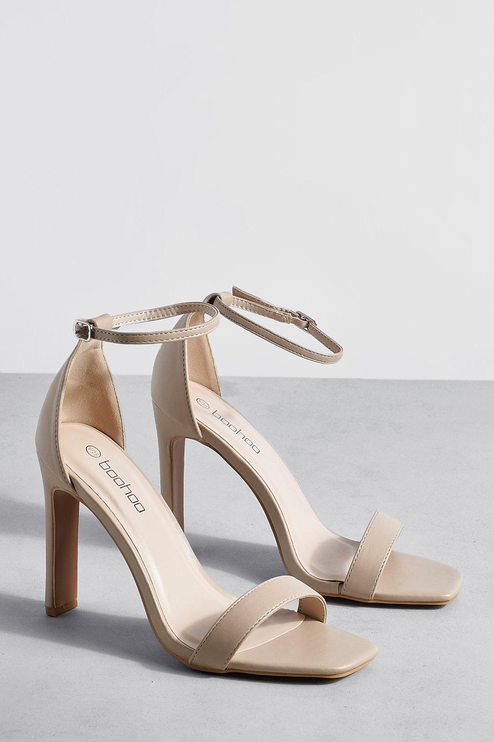 Boohoo hotsell nude heels