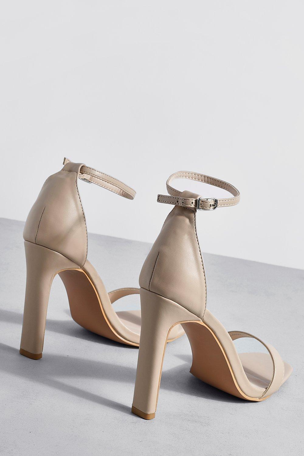 Wide Width Two Part Block Heels