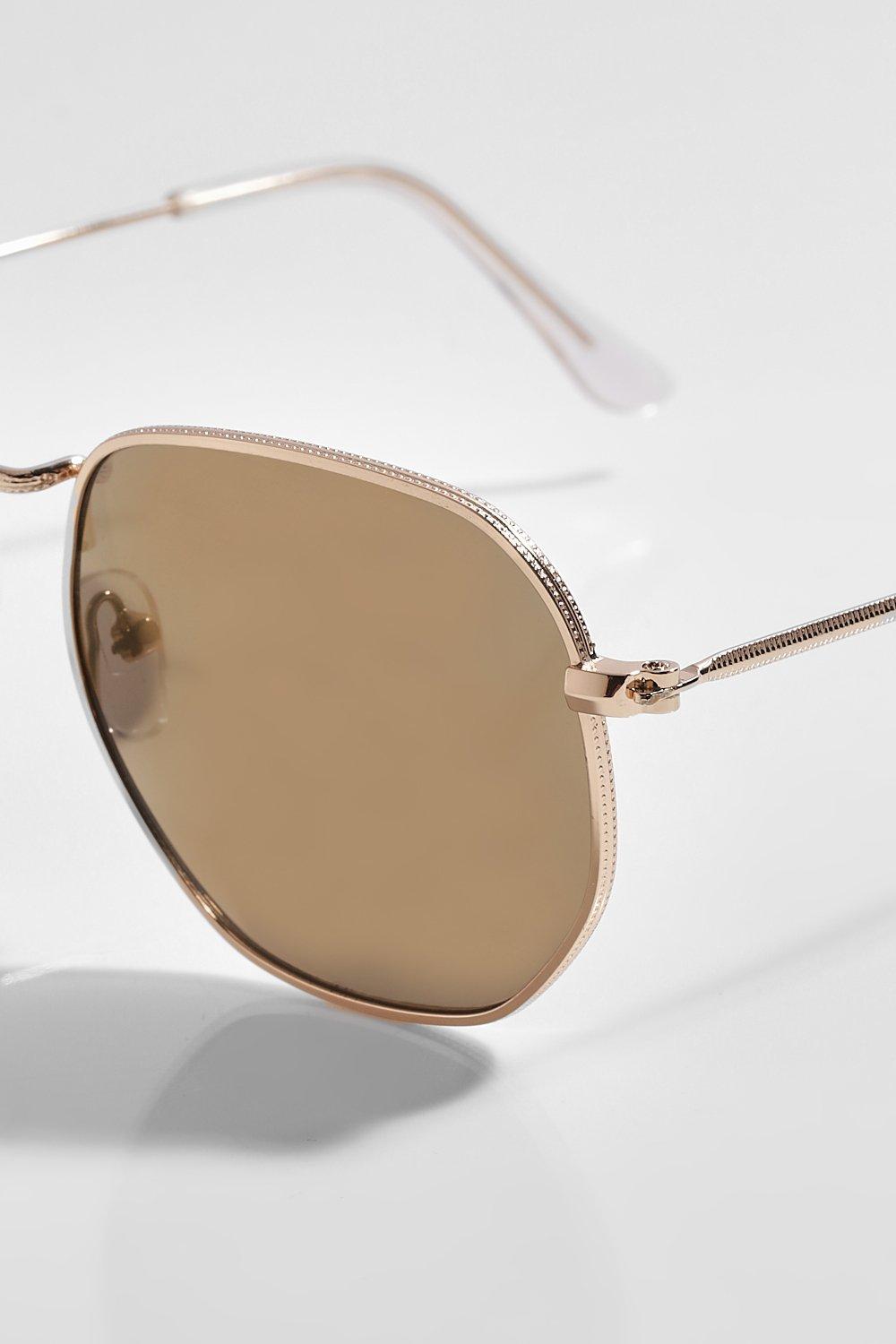 Metal frame shop aviator sunglasses