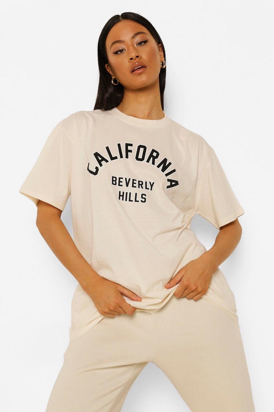 Ecru California Oversize t-shirt image number 1