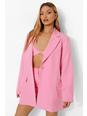 Pink Relaxed Fit Blazer