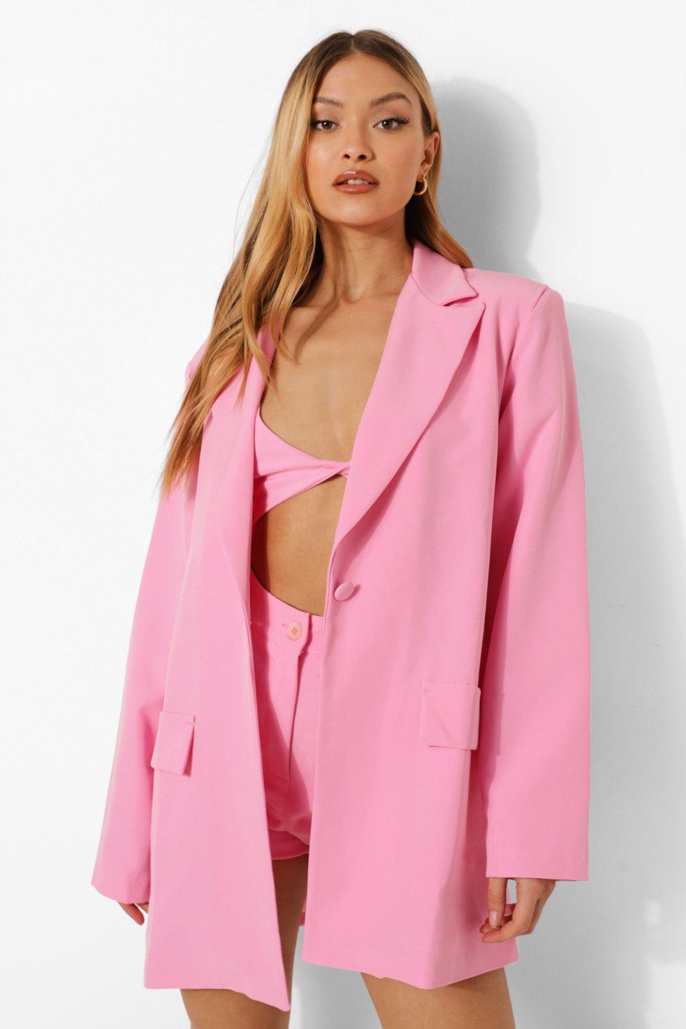 Audrey Pleated Blazer, Bralette and Shorts Co-ord