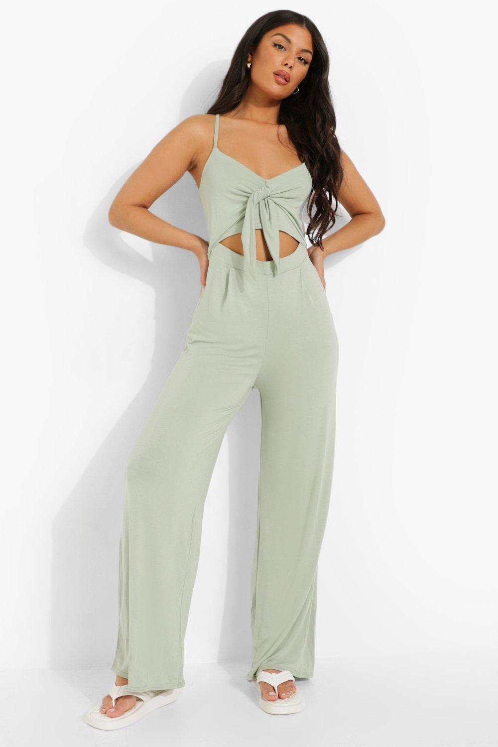 Womens cut 2024 out jumpsuit