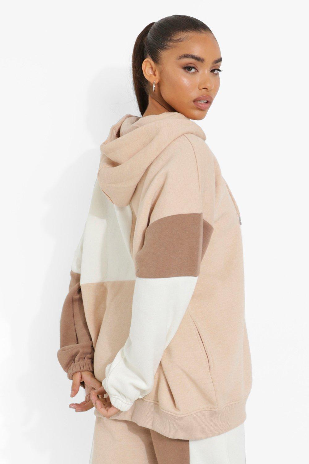 Beige colour clearance hoodie