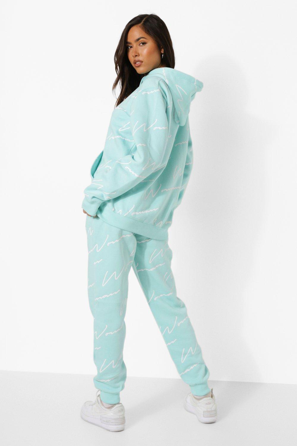 Boohoo all cheap over print tracksuit