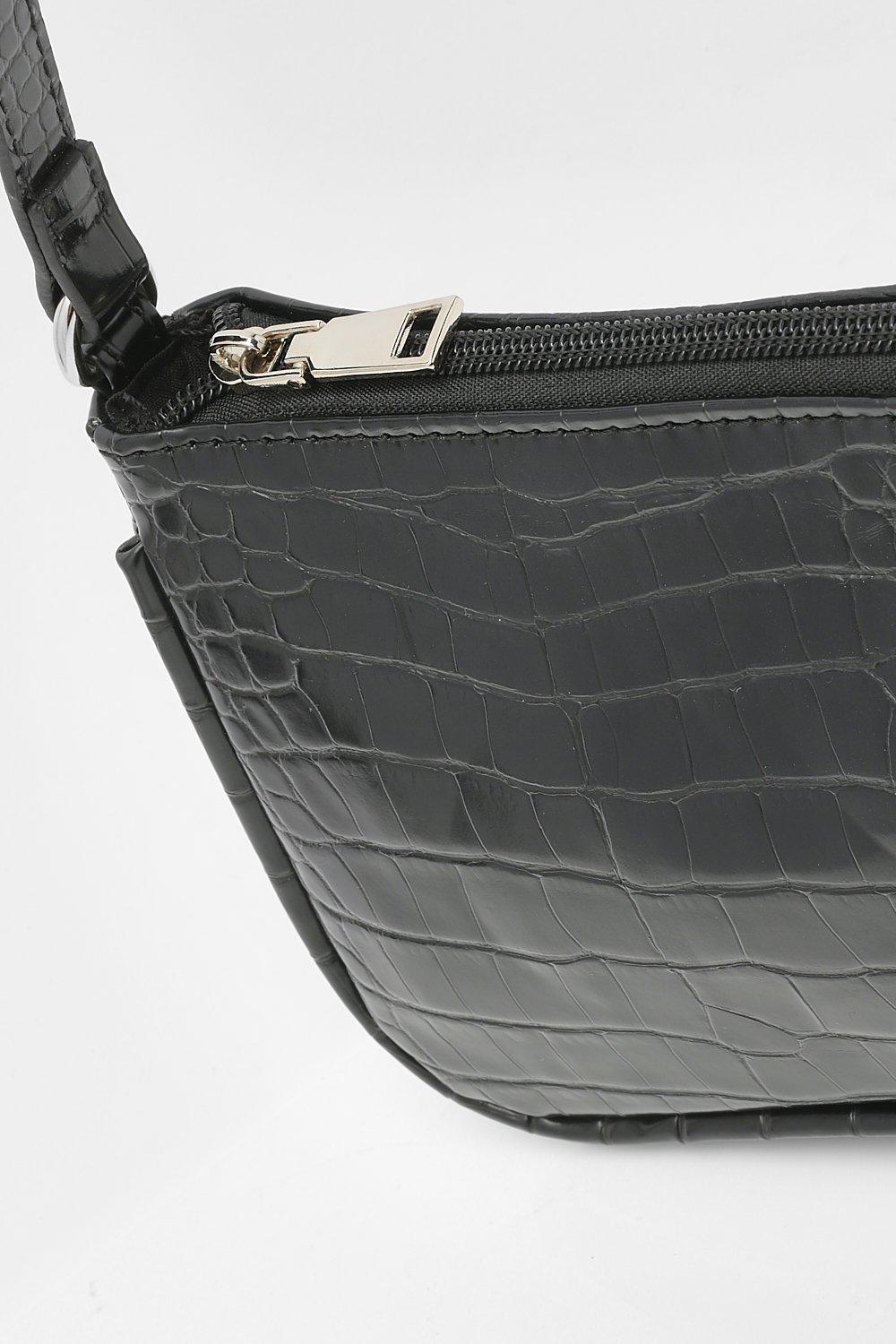 Croc Simple Zip Wave Base Shoulder Bag