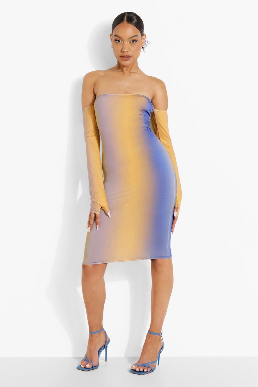 Ombre Bodycon-Kleid, Multi image number 1