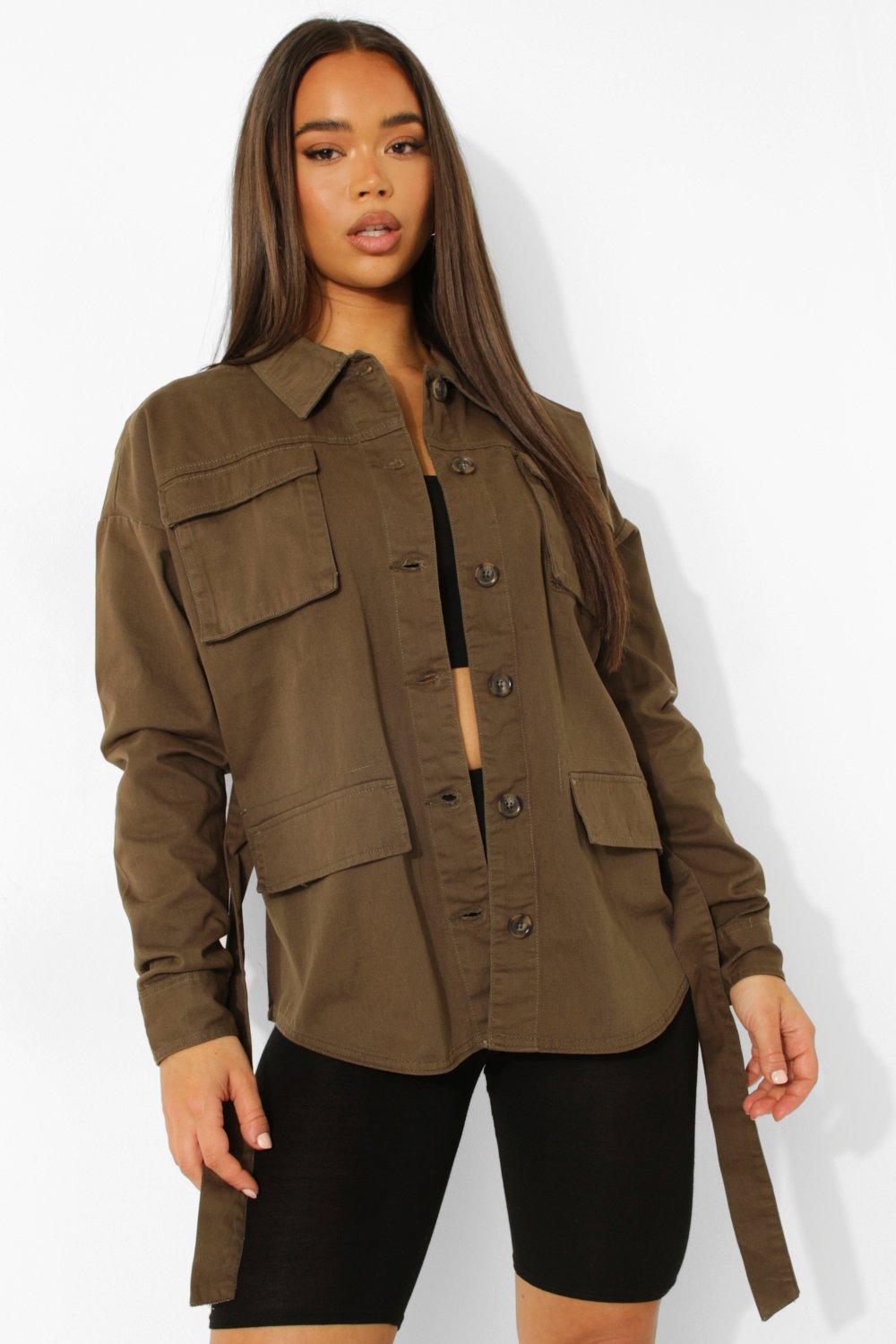 Belted 2024 utility jacket