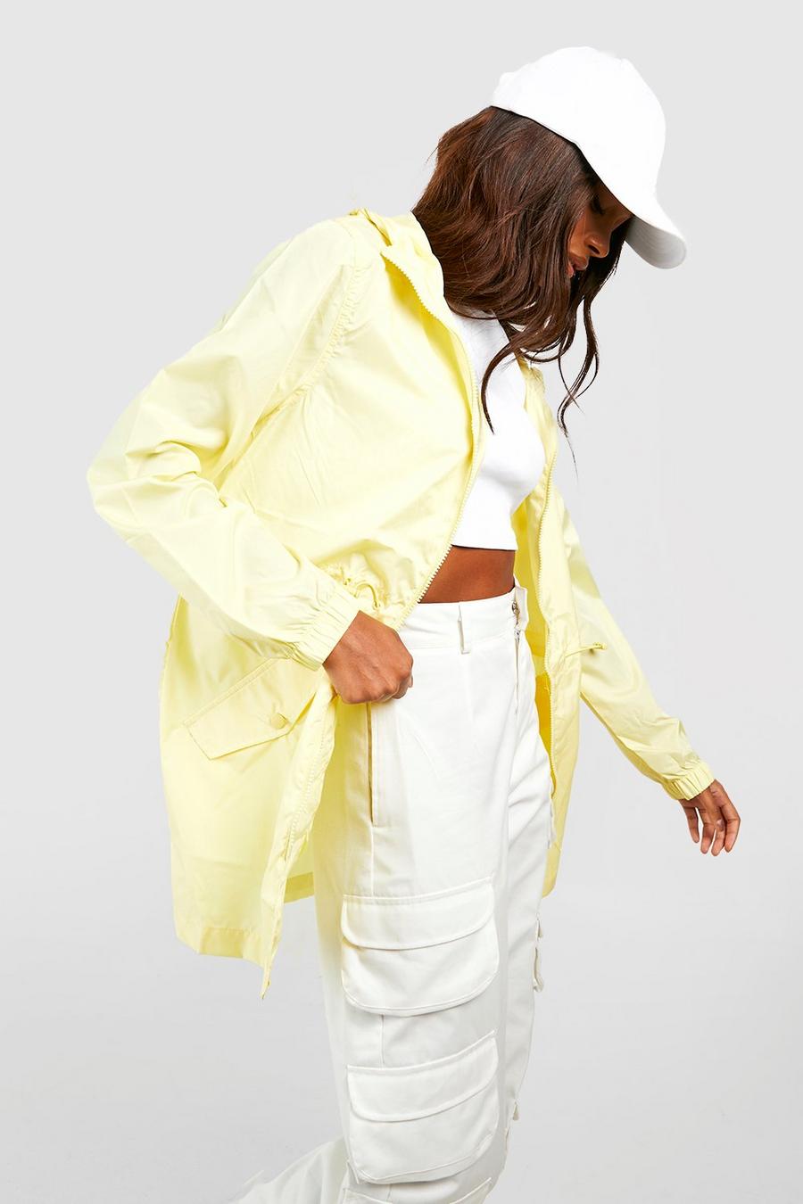 Yellow Hooded Synch Waist Mac image number 1
