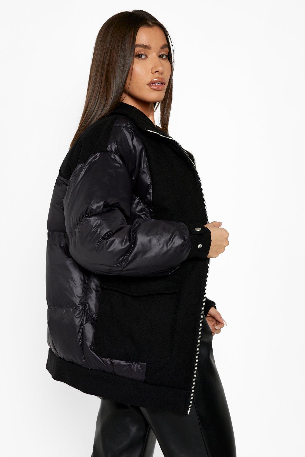 Fabric shop puffer jacket