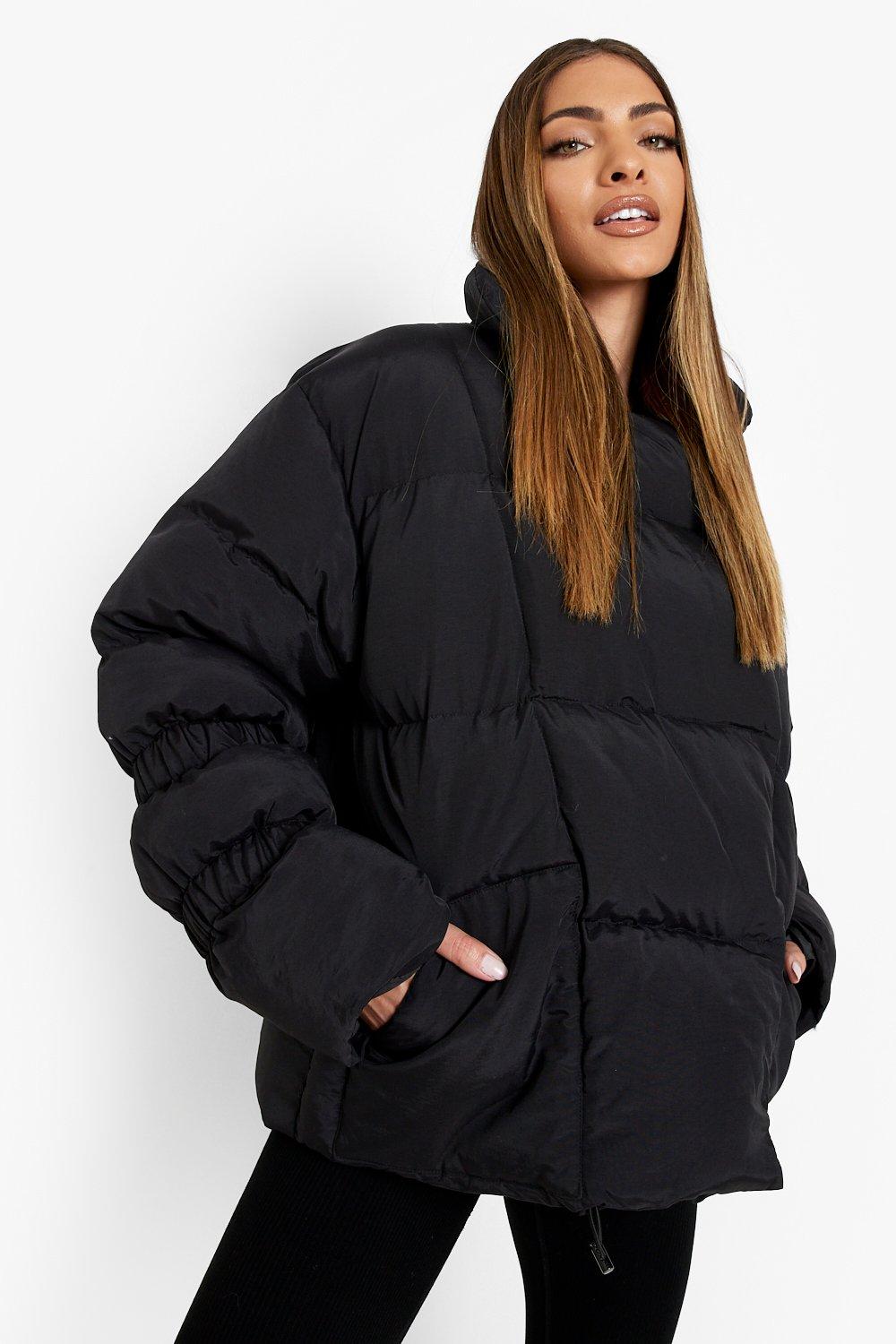 Boohoo ladies best sale puffer coats