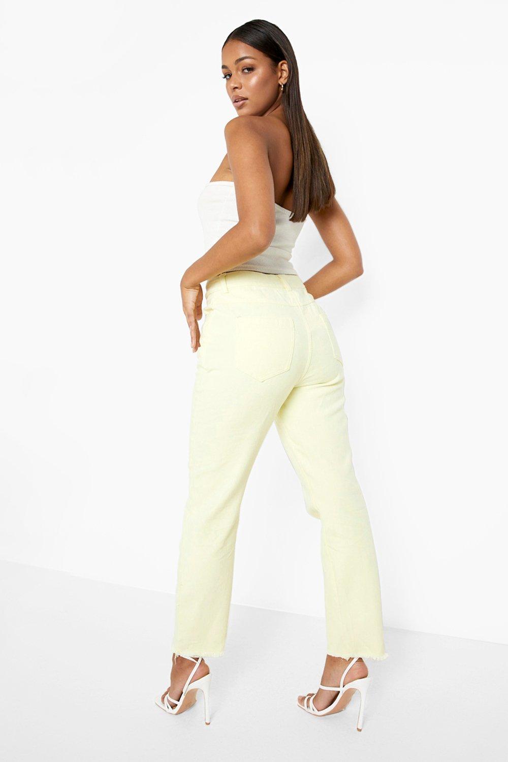 Women's High Rise Straight-Leg Jeans