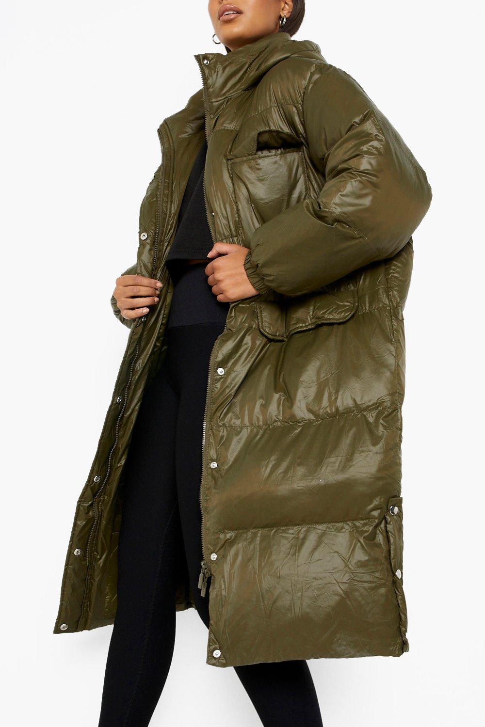 Women's Hooded Maxi Puffer Jacket