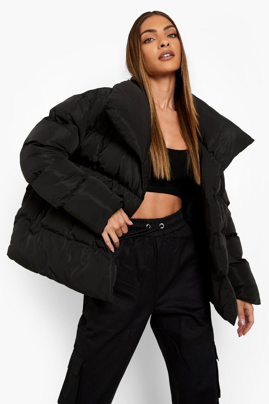 Women's Wrap Duvet Puffer Jacket | Boohoo UK