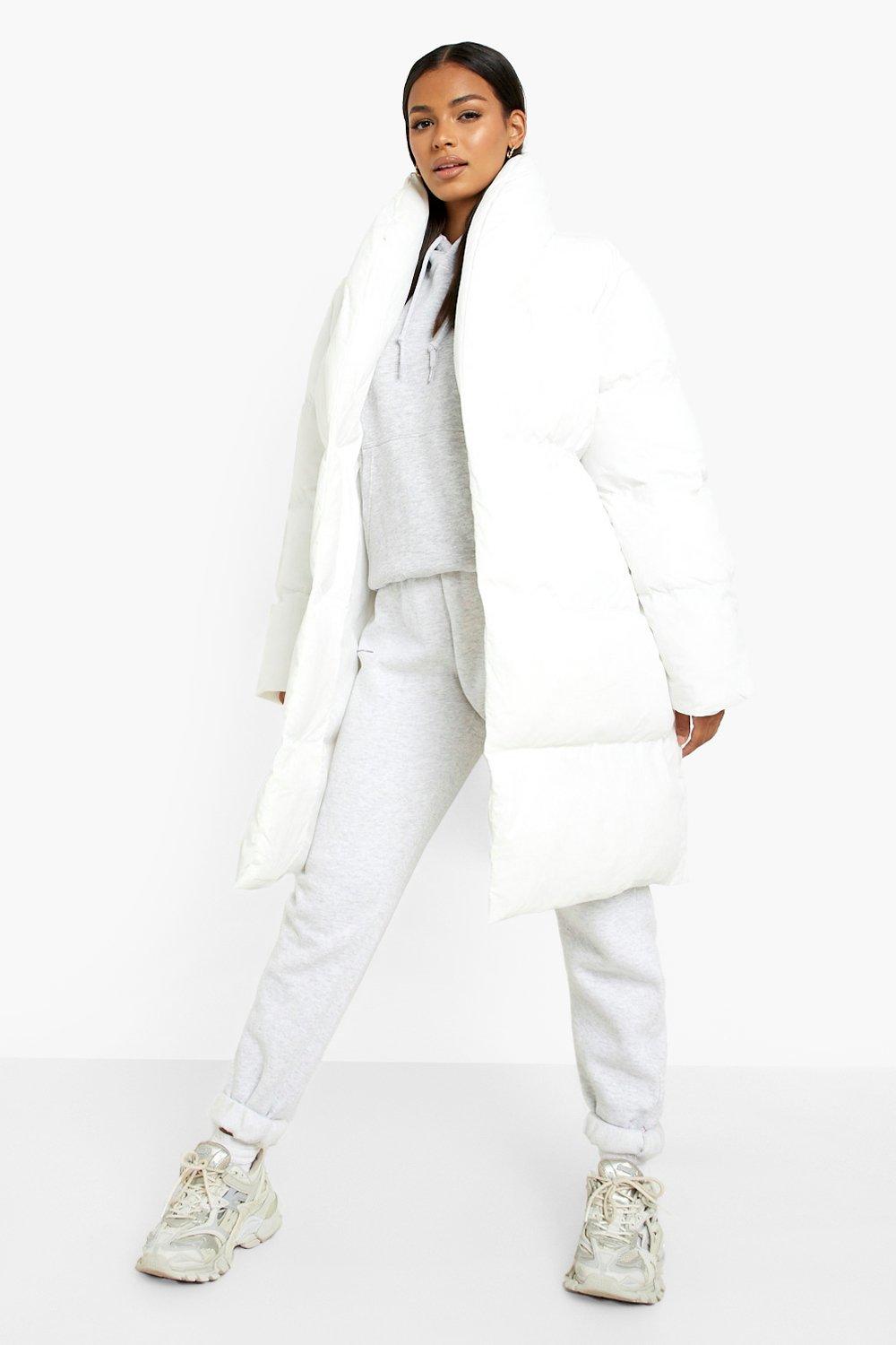 Boohoo white sale puffer jacket