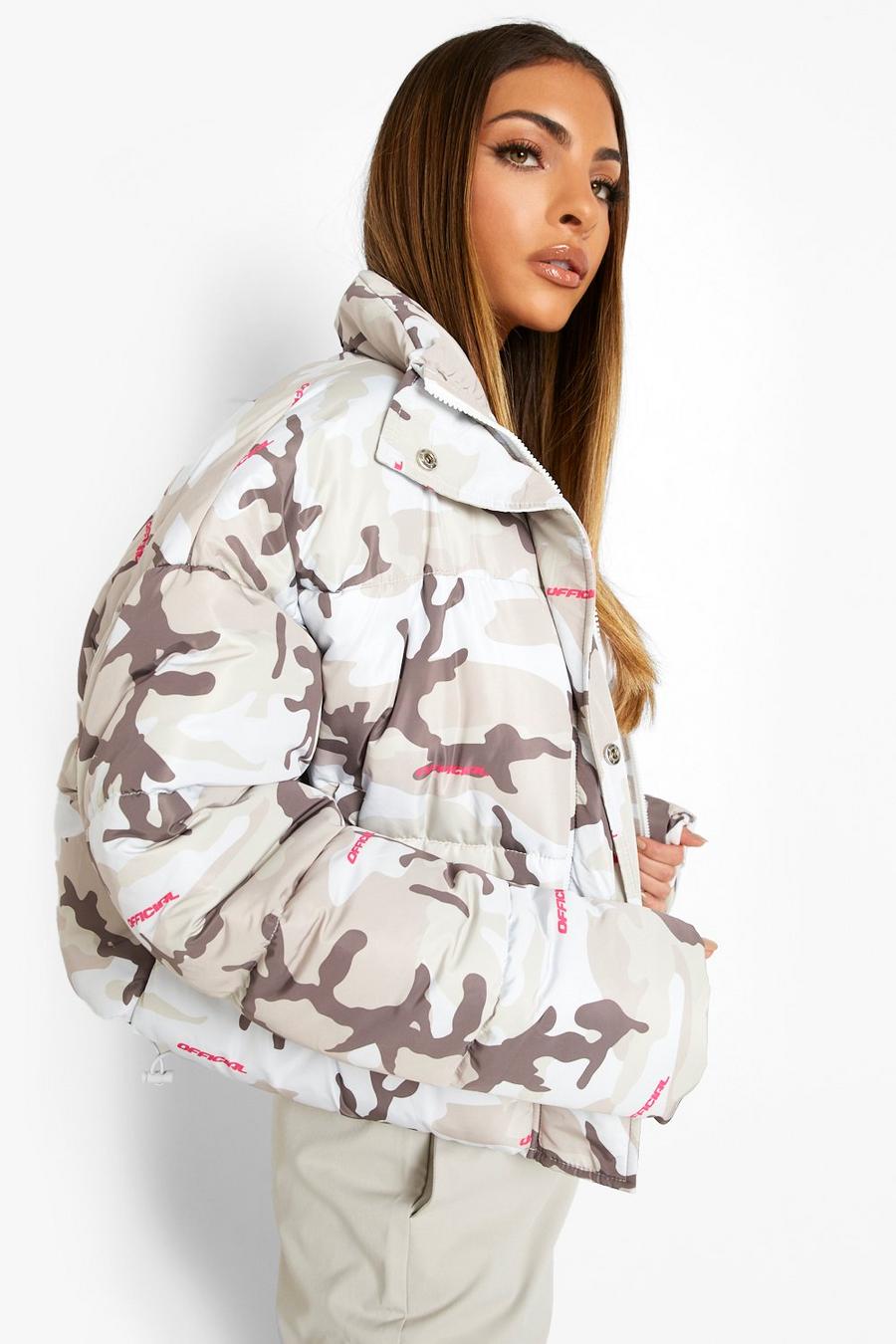 Official Steppjacke mit Camouflage-Print, Multi image number 1