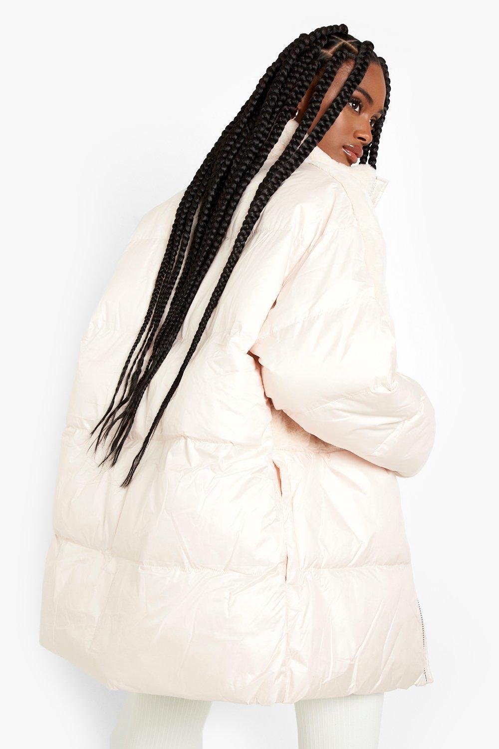 H and m white puffer jacket sale