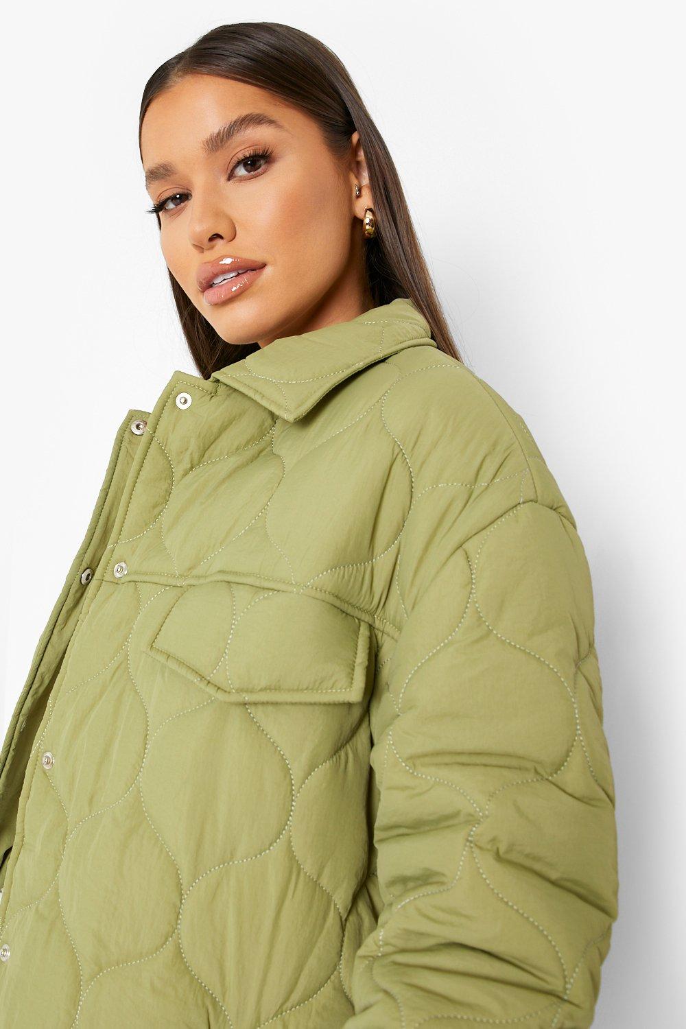 Boohoo womens padded coats on sale