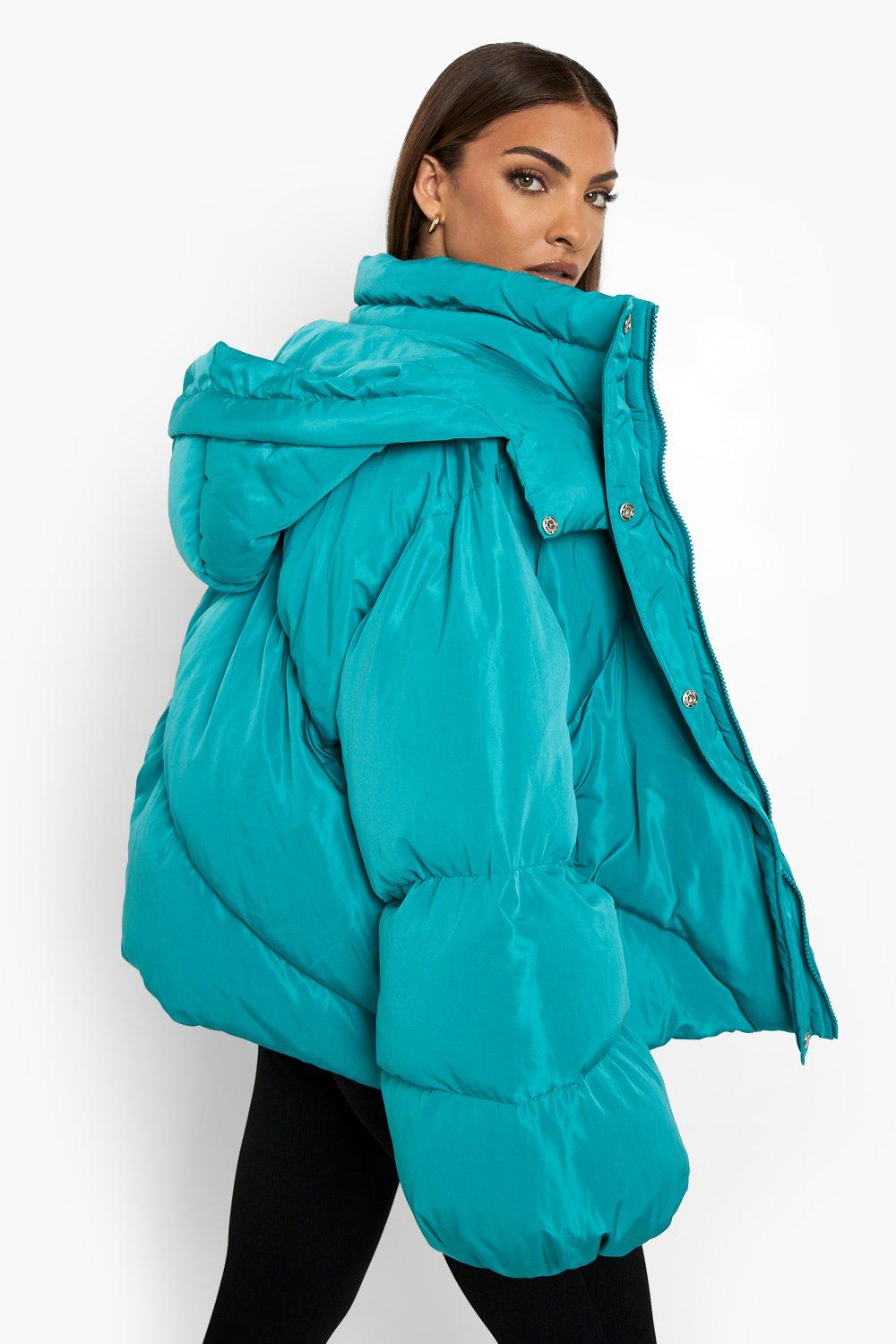 Wide Sleeve Oversized Puffer Jacket