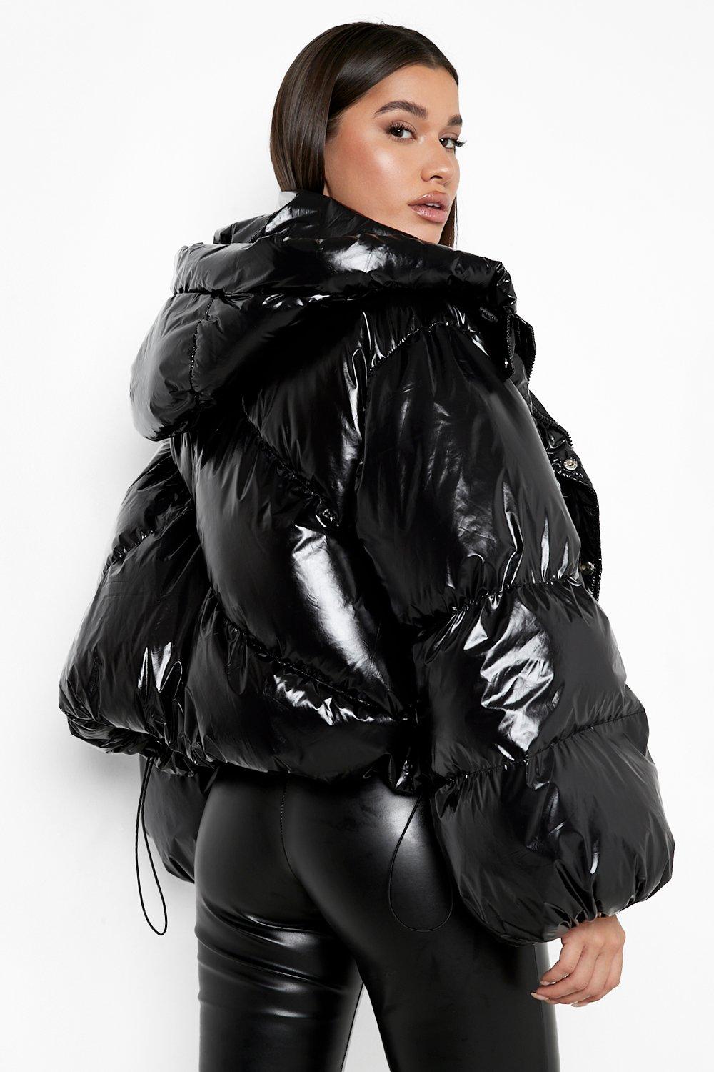 Oversized Shiny Puffer Jacket | atelier-yuwa.ciao.jp