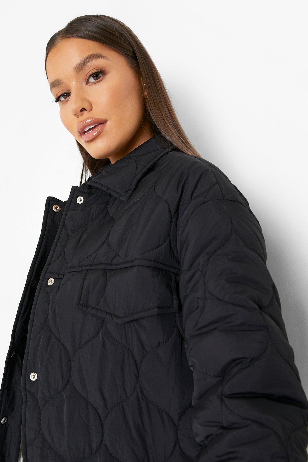 Boohoo padded coats online